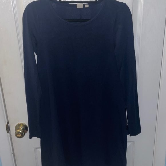 GAP Dresses & Skirts - Navy Blue Gap Long Sleeve T-Shirt Dress